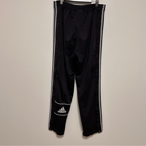 Adidas Tearaway track pants men’s Medium striped snap button y2K adibreak 90’s - Picture 3 of 13